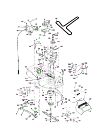 Mower Deck parts for Craftsman Front-Engine Lawn Tractor 917271910 from AppliancePartsPros.com