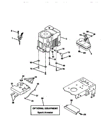 Engine parts for Craftsman Front-Engine Lawn Tractor 917272011 from AppliancePartsPros.com