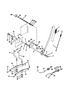 Lift Assembly parts for Craftsman Front-Engine Lawn Tractor 917272011 from AppliancePartsPros.com