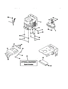 Engine parts for Craftsman Front-Engine Lawn Tractor 917272020 from AppliancePartsPros.com