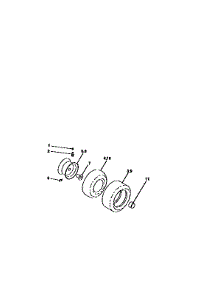 Wheels And Tires parts for Craftsman Front-Engine Lawn Tractor 917272020 from AppliancePartsPros.com