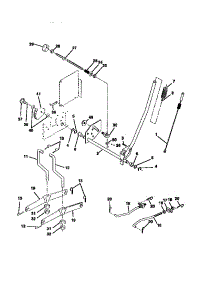 Lift Assembly parts for Craftsman Front-Engine Lawn Tractor 917272020 from AppliancePartsPros.com