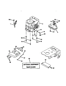 Engine parts for Craftsman Front-Engine Lawn Tractor 917272021 from AppliancePartsPros.com