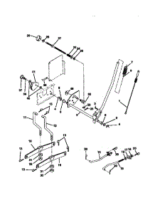 Lift Assembly parts for Craftsman Front-Engine Lawn Tractor 917272021 from AppliancePartsPros.com