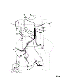 Electrical parts for Craftsman Front-Engine Lawn Tractor 917272030 from AppliancePartsPros.com