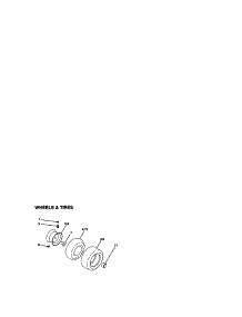 Wheels And Tires parts for Craftsman Front-Engine Lawn Tractor 917272030 from AppliancePartsPros.com