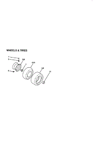Wheels And Tires parts for Craftsman Front-Engine Lawn Tractor 917272040 from AppliancePartsPros.com