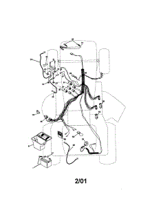 Electrical parts for Craftsman Front-Engine Lawn Tractor 917272051 from AppliancePartsPros.com