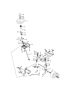 Steering Assembly parts for Craftsman Front-Engine Lawn Tractor 917272051 from AppliancePartsPros.com