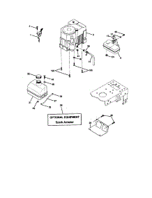 Engine parts for Craftsman Front-Engine Lawn Tractor 917272051 from AppliancePartsPros.com