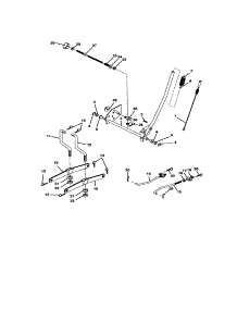 Lift Assembly parts for Craftsman Front-Engine Lawn Tractor 917272051 from AppliancePartsPros.com