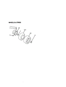 Wheels And Tires parts for Craftsman Front-Engine Lawn Tractor 917272052 from AppliancePartsPros.com