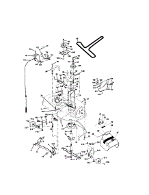 Mower Deck parts for Craftsman Front-Engine Lawn Tractor 917272053 from AppliancePartsPros.com