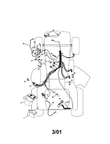 Electrical parts for Craftsman Front-Engine Lawn Tractor 917272054 from AppliancePartsPros.com