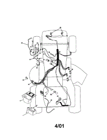 Electrical parts for Craftsman Front-Engine Lawn Tractor 917272056 from AppliancePartsPros.com