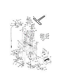 Mower Deck parts for Craftsman Front-Engine Lawn Tractor 917272057 from AppliancePartsPros.com