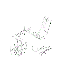 Lift Assembly parts for Craftsman Front-Engine Lawn Tractor 917272058 from AppliancePartsPros.com