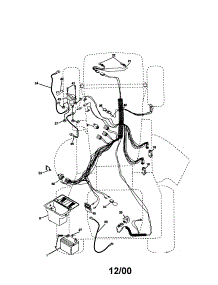 Electrical parts for Craftsman Front-Engine Lawn Tractor 917272060 from AppliancePartsPros.com