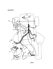 Electrical parts for Craftsman Front-Engine Lawn Tractor 917272063 from AppliancePartsPros.com