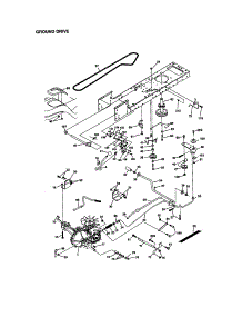 Ground Drive parts for Craftsman Front-Engine Lawn Tractor 917272063 from AppliancePartsPros.com