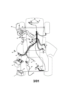 Electrical parts for Craftsman Front-Engine Lawn Tractor 917272064 from AppliancePartsPros.com