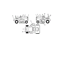 Decals parts for Craftsman Front-Engine Lawn Tractor 917272065 from AppliancePartsPros.com