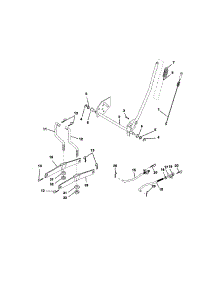Lift Assembly parts for Craftsman Front-Engine Lawn Tractor 917272065 from AppliancePartsPros.com