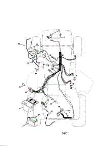 Electrical parts for Craftsman Front-Engine Lawn Tractor 917272066 from AppliancePartsPros.com