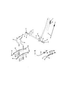 Lift Assembly parts for Craftsman Front-Engine Lawn Tractor 917272066 from AppliancePartsPros.com