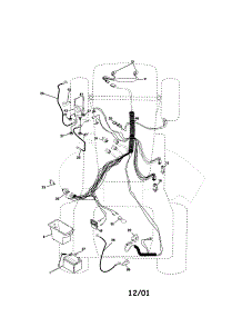 Electrical parts for Craftsman Front-Engine Lawn Tractor 917272068 from AppliancePartsPros.com