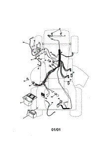 Electrical parts for Craftsman Front-Engine Lawn Tractor 917272070 from AppliancePartsPros.com
