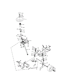 Steering Assembly parts for Craftsman Front-Engine Lawn Tractor 917272073 from AppliancePartsPros.com