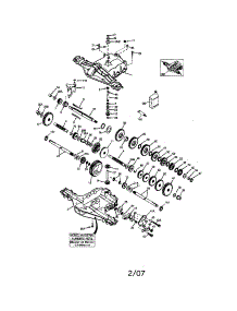 Peerless Transaxle parts for Craftsman Front-Engine Lawn Tractor 917272073 from AppliancePartsPros.com