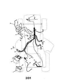 Electrical parts for Craftsman Front-Engine Lawn Tractor 917272080 from AppliancePartsPros.com