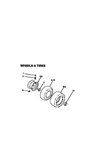Wheels And Tires parts for Craftsman Front-Engine Lawn Tractor 917272120 from AppliancePartsPros.com