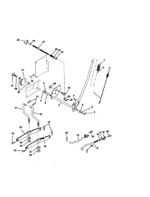 Lift Assembly parts for Craftsman Front-Engine Lawn Tractor 917272121 from AppliancePartsPros.com