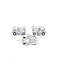 Decals parts for Craftsman Front-Engine Lawn Tractor 917272160 from AppliancePartsPros.com