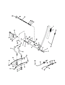 Lift Assembly parts for Craftsman Front-Engine Lawn Tractor 917272160 from AppliancePartsPros.com