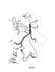 Electrical parts for Craftsman Front-Engine Lawn Tractor 917272190 from AppliancePartsPros.com