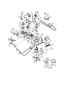 Mower Deck parts for Craftsman Front-Engine Lawn Tractor 917272190 from AppliancePartsPros.com