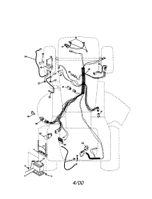 Electrical parts for Craftsman Front-Engine Lawn Tractor 917272202 from AppliancePartsPros.com