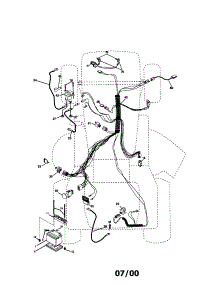 Electrical parts for Craftsman Front-Engine Lawn Tractor 917272220 from AppliancePartsPros.com