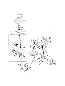 Steering Assembly parts for Craftsman Front-Engine Lawn Tractor 917272220 from AppliancePartsPros.com