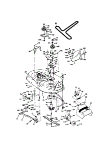 Mower Deck parts for Craftsman Front-Engine Lawn Tractor 917272220 from AppliancePartsPros.com