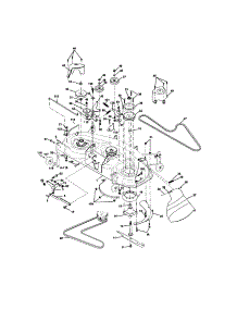 Mower Deck parts for Craftsman Front-Engine Lawn Tractor 917272230 from AppliancePartsPros.com