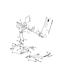 Lift Assembly parts for Craftsman Front-Engine Lawn Tractor 917272231 from AppliancePartsPros.com
