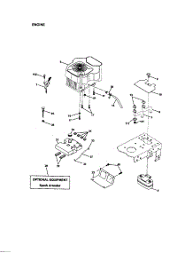 Engine parts for Craftsman Front-Engine Lawn Tractor 917272232 from AppliancePartsPros.com