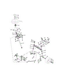 Steering Assembly parts for Craftsman Front-Engine Lawn Tractor 917272233 from AppliancePartsPros.com