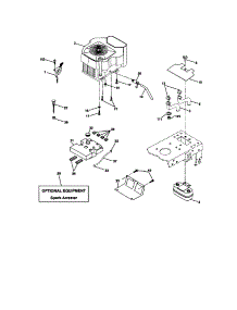 Engine parts for Craftsman Front-Engine Lawn Tractor 917272233 from AppliancePartsPros.com
