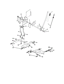 Lift Assembly parts for Craftsman Front-Engine Lawn Tractor 917272233 from AppliancePartsPros.com